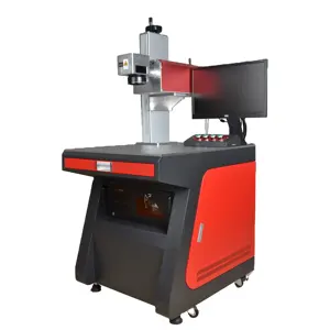 Hanniu Uv Laser-markering Machine Voor Glas 3W Stoffen Leer Pvc Abs Frber Laser Marker