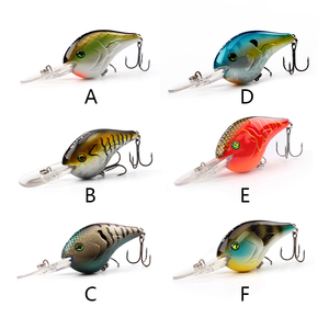 XINV 24G/75MM VC02 OEM/ODM Crankbait pesca biónica tenía señuelo realista al por mayor alta calidad buceo profundo Crankbait - Product Image 1