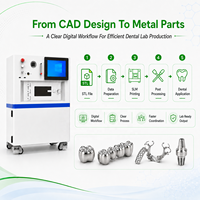 Imprimante 3D dentaire métallique compacte pour usage interne : Capacité d'impression métallique, système compact, délai de livraison plus rapide