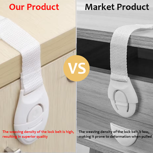 Verrous de sécurité pour enfants Verrou de placard Verrou magnétique pour tiroir Fenêtre coulissante Ensemble Tiroirs Casier Toilette Protection contre les bébés Verrou de sécurité pour bébé - Product Image 2
