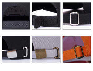 Gorras Snapback ajustables con logotipo de estilo de béisbol con bordado de diseño personalizado para exteriores - Product Image 6