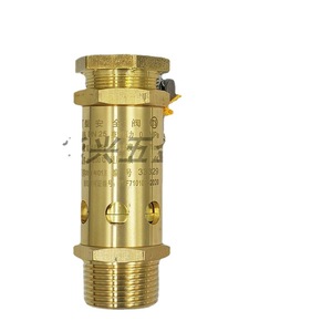 Válvula de Seguridad Fuyu DN15 20 Roscada, Totalmente de Cobre, para Compresor de Aire, con Resorte, 10 Bar, para Aceite y Gas - Product Image 3