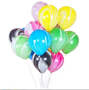 मार्बल एगेट लेटेक्स गुब्बारे इंद्रधनुष रंगीन बादल पार्टी गुब्बारे 10 इंच शादी जन्मदिन सजावट आइटम