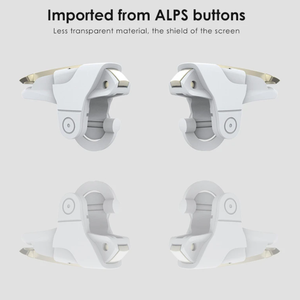 Manija del controlador de juego de aleación ABS para teléfono móvil para PUBG Joysticks Aim Shooting <span class=keywords><strong>L1R1</strong></span> Botón de tecla para IPhone Android Gaming Triggers - Product Image 6
