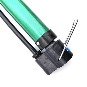 Bomba de Aire de Alta Presión de 30 cm con Doble Boquilla y Adaptador para Bicicletas, Bicicletas de Montaña, Bicicletas Eléctricas y Balones de Baloncesto (Metal) - Product Image 4