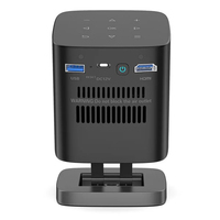Mini projecteur C1000 Android 9.0 WiFi BT avec batterie intégrée, haut-parleur, home cinéma de poche