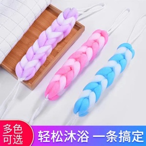 Bath Strip Long Shape Plastic Shower Sponge Back Scrubber Household Bath Product - Product Image 5