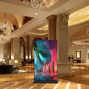 Pantalla Completa de 75'', 85'', 98'', FHD 1080p, Reproductor de Publicidad LCD, Señalización Digital Vertical con Soporte de Pie para Uso Doméstico - Product Image 3