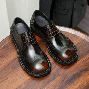 Chaussures Richelieu Goodyear Artisanales de Luxe pour Hommes, en Cuir Véritable Imperméable, Idéales pour Tenues Formelles et Décontractées - Product Image 2