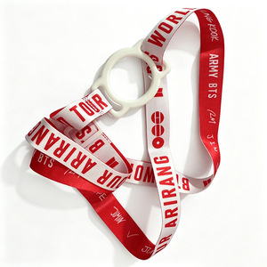 Correa impresa para el cuello del grupo KPOP <span class=keywords><strong>Idol</strong></span>, correa para el cuello con firma de miembros del concierto ARIRANG, llavero, correa para teléfono, colección para fans - Product Image 5