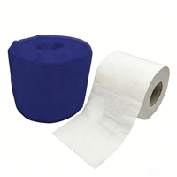 Papier toilette en bambou 3 plis de haute qualité, écologique, non blanchi, couleur naturelle, jetable et doux, absorbant