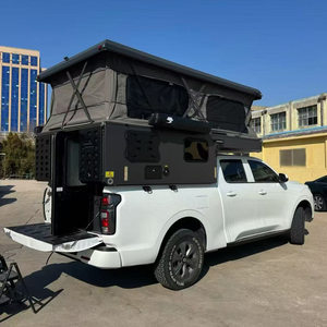 Camper Pop-Up per Pickup, Guscio in Metallo per Camper da 4 Persone, Rimorchio da Viaggio - Product Image 1
