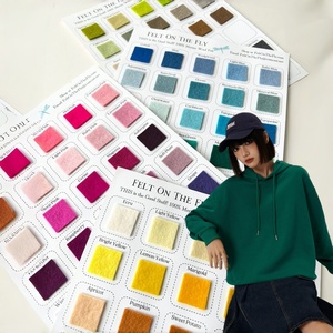 Tejido de Punto TC de 360 gsm, 85.2% <span class=keywords><strong>Algodón</strong></span> y 14.8% Poliéster, Materiales de <span class=keywords><strong>Algodón</strong></span> Peinado y Suave para Sudaderas con Capucha, Tops y Pantalones de Mujer - Product Image 2