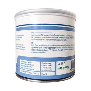 Graisse industrielle PFPE Xiaoyichong LGET <span class=keywords><strong>2</strong></span>/1 pour températures extrêmes, pour pompes à vide, sécheuses textiles -40°C à 260°C, NLGI <span class=keywords><strong>2</strong></span> - Product Image 1