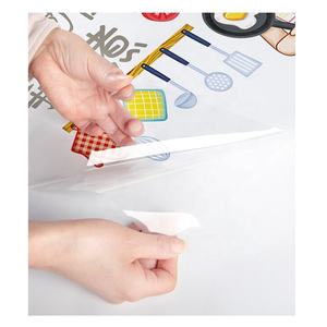 Fabricantes suministro multinacional exportación Oficina vidrio puerta pegatinas PVC transparente adhesivo respaldo impermeable ecológico - Product Image 2
