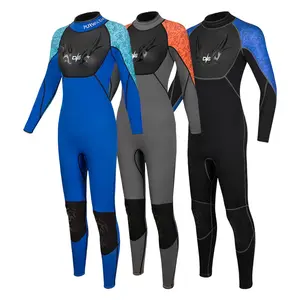 DIVESTAR Wetsuits Adult 3mm Neoprene Full Suits Long Sleeve Surfing Swimming Diving Swimsuits Keep Warm Back Zip for Water