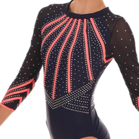 Ensembles de vêtements de performance en polyester respirant personnalisés Edrei, sublimés, pour gymnastique, ballet, scène, entraînement de danse, vente en gros OEM