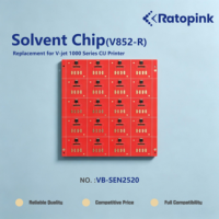 Puce de maquillage Ratopink VB-SEN2520 V852-R, remplacement pour imprimante CIJ V-jet série 1040 / Willett 620