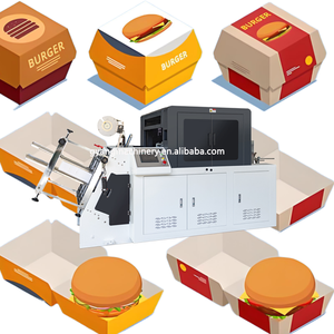 GYANG Duplex <strong>Paper</strong> Pizza Box Kraft <strong>Paper</strong> Multi Grid Lunch Box Kraft Burger Box Making Machine in China <strong>60</strong>-320pcs/ Min in Stock - Product Image 1