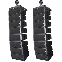Altavoz Line Array para Exteriores LS3 de Alta Calidad con 3 Años de Garantía, 8 Ohmios, Pasivo, Impermeable, Carcasa de Madera, Serie KSL