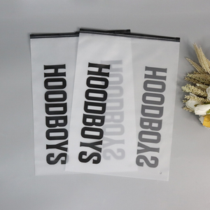 Tùy Chỉnh Phân Hủy Sinh Học Matte Frosted Nắp Kéo Nhựa Bao Bì Zip Khóa Dây Kéo Với Logo Cho Quần Áo <span class=keywords><strong>Ziplock</strong></span> Dây Kéo Túi - Product Image 3