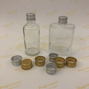 Custom Wholesale <span class=keywords><strong>13</strong></span> 15 18 Aluminio Tapa de metal, Metal Aluminio Botella de perfume Tapa de rosca - Product Image 6