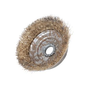 <span class=keywords><strong>Brosse</strong></span> circulaire à sertir avec nœud torsadé en acier pour <span class=keywords><strong>meuleuse</strong></span> - Product Image 2