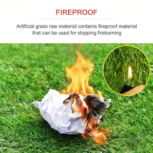 Césped Sintético de Alta Calidad para Paisajismo, Suave, Impermeable, en Rollo, para Aplicaciones en Exteriores, Jardín, Deportes y Fútbol - Product Image 2