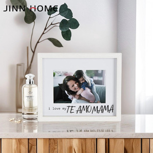 กรอบรูปไม้ JINN HOME I Love My Te Amo Mama กรอบรูปแม่ ของขวัญวัน<span class=keywords><strong>แม่</strong></span> กรอบรูปตั้งโต๊ะ - Product Image 6