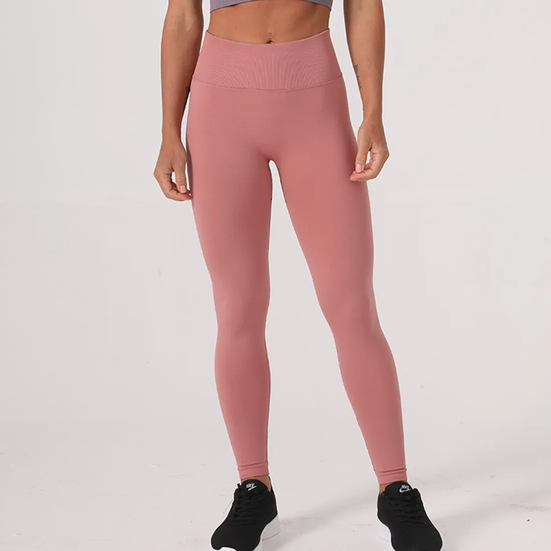 Produsen Celana Pelatihan Yang Panas Di Musim Panas Celana Putih Transparan Legging Yoga Celana Ketat Wanita Legging Mulus