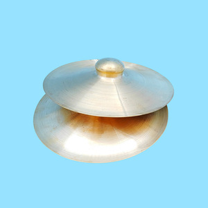 Wholesale Orff Percussion <b>Instruments</b> 27cm Copper Cymbals Toy Early Education Teaching Aids Children's <b>Music</b> Performance Props - Product Image 5