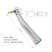 CP-SG20L Turbine dentaire électrique à angle droit 20:1 pour implants dentaires, jet unique, 2.35mm, pour fraises CA, canal d'eau externe, optique dentaire