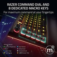 Clavier de jeu mécanique OEM ODM avec interrupteurs tactiles verts, éclairage RVB et touches macro