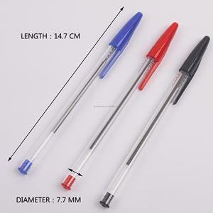 Logo baskı tükenmez kalem reklam ile kişiselleştirilmiş ucuz promosyon kalem hediye özel plastik Metal özel tükenmez kalem - Product Image 2