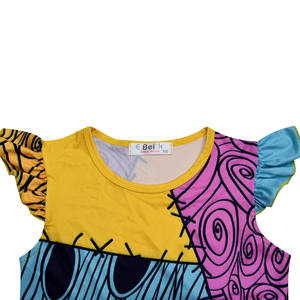 Nuevo disfraz de fantasma de Halloween para niñas, vestidos de manga con volantes, disfraz para niños, disfraz de Sally Nightmare Christmas Eve con bolsa de medias - Product Image 5