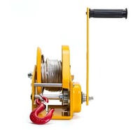Treuil manuel de haute qualité, durable, neuf, avec câble métallique, capacité de 3 tonnes et garantie d'un an