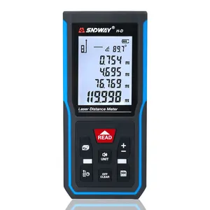 SNDWAY Ricaricabile 50m 70m 120m Misura di Nastro Elettronico Digitale Angolo di Livello Righello Telemetro Laser Distance Meter Gamma finder