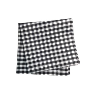 Chất Lượng Cao 100% Polyester Cổ Điển Màu Đen Và Trắng Sọc Vuông Dệt 56X56 Inch Tất Cả Các Mùa Bảng Vải Cho Hộ Gia Đình Sử Dụng - Product Image 3