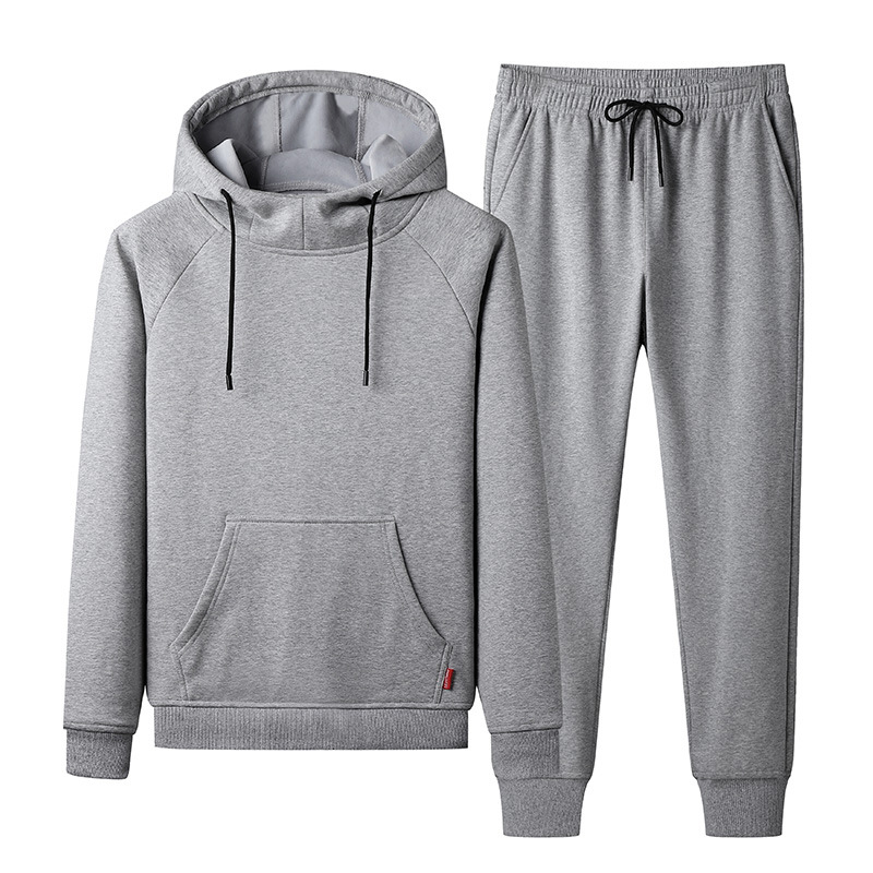 Gris (ensemble à capuche)