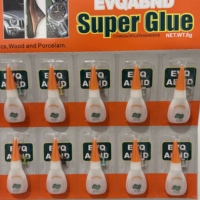 Vente directe d'usine colle Super forte blister à séchage rapide Super colle 502 adhésifs et produits d'étanchéité pour coller fermement