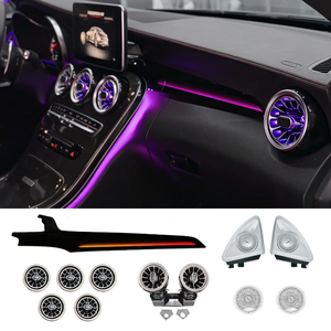 ชุดอัพเกรดไฟ Ambient Lighting 64 สี สำหรับ Mercedes-Benz C-Coupe ปี 2015-2021 รุ่น W205 ชุดอุปกรณ์ตกแต่งไฟ LED ภายใน 6 ชิ้น - Product Image 1