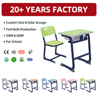 WMC60-DGPN - Juego de Escritorio y Silla para Estudiantes, Diseño Moderno en Forma de C, para Aulas Escolares, Fabricante