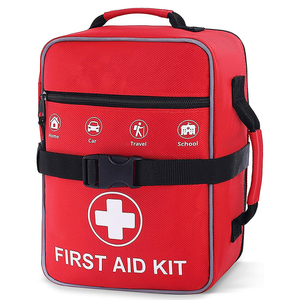 Trousse de premiers soins d'urgence, grande trousse de survie pour la maison, les voyages, le camping, la randonnée, l'école, imperméable, légère et de qualité supérieure - Product Image 1