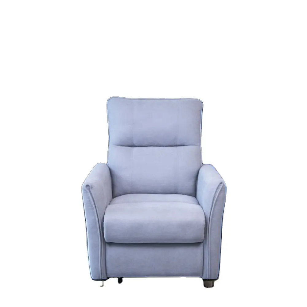 Современное Сетчатое кресло из микрофибры, одноместный диван с деревянным каркасом, выдвижные кресла для гостиной категории