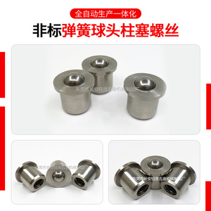 Yx Embedded Stainless Steel Screw D13 L14 Cylindrical Head Industrial Spring Ball Plunger Non Standard Screw - Product Image 2