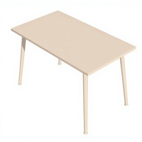 Table basse d'extérieur en acier au carbone pour balcon, idéale pour la maison, les salons de thé, les comptoirs de bar et les cafés - Noir