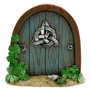 Venda quente Porta De Fada De Madeira Porta De Fada Jardim Árvore Decoração Ornamentos De Madeira Jardim Decoração Artesanato - Product Image 5