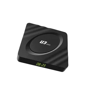 Junuo U3 Mini 4K HD TV Box Amlogic S905Y4 2GB DDR RAM 8GB Flash EMMC LAN 100M Ethernet 2.4G WiFi H.265 STB Decoding TV Box