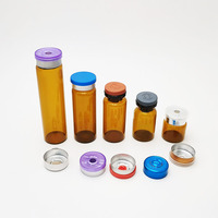 Flacon ambré transparent Offre Spéciale 2ml 3ml 5ml 10ml 15ml 20ml Bouteille de liquide oral en verre en vente directe de l'usine