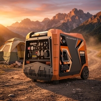 9kW 12kVA Inverter-Steuerung Benzin-Generatoren Fernstart ATS Optional Einphasiger Generator für Notstromversorgung